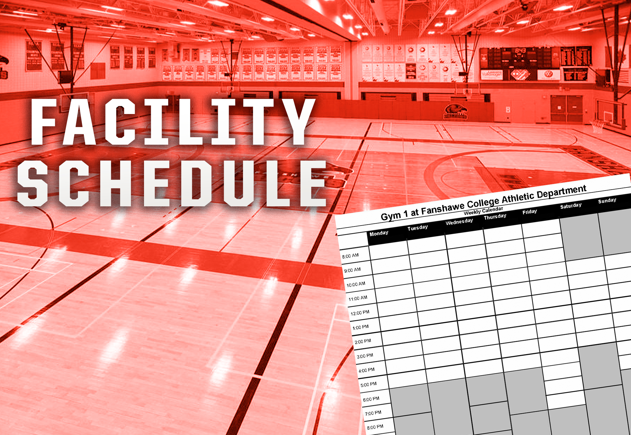 Facility Schedule
