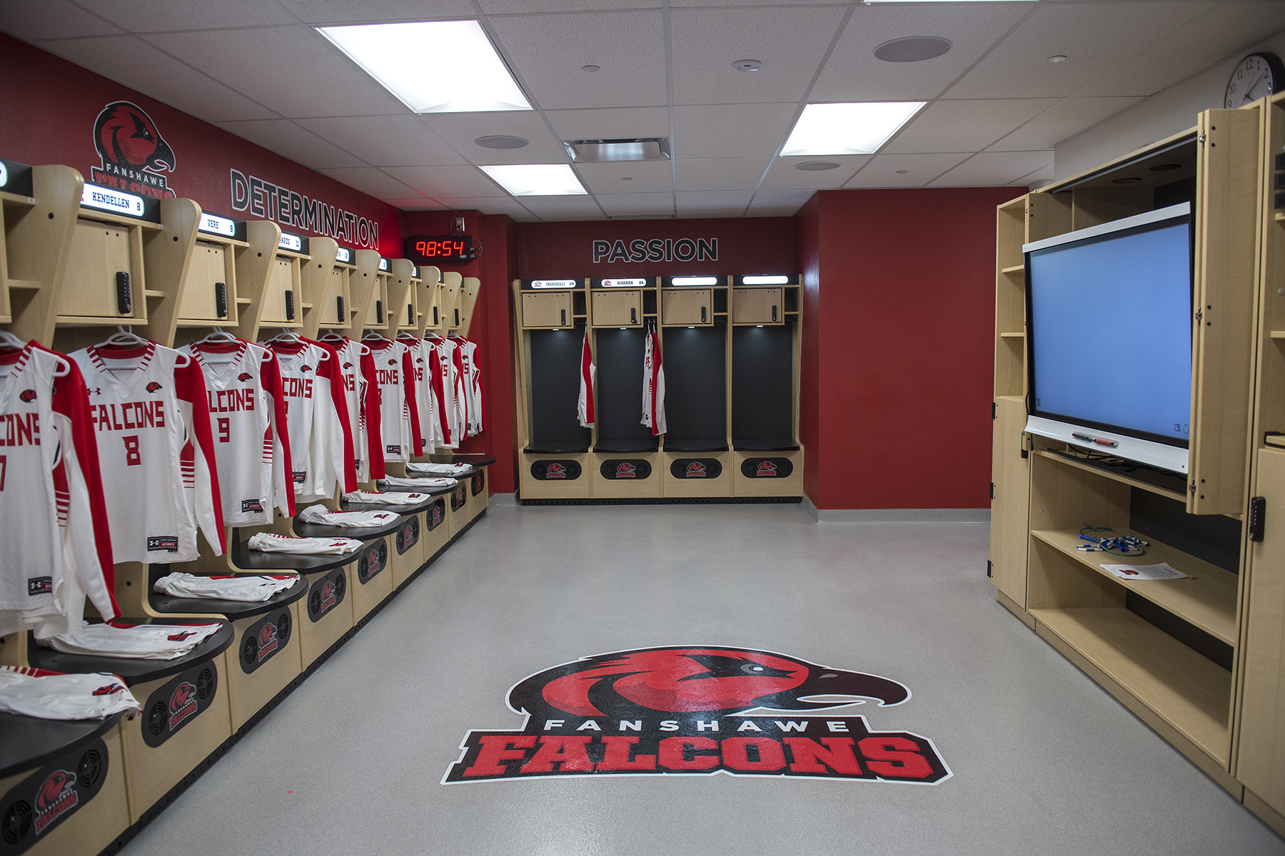 locker room
